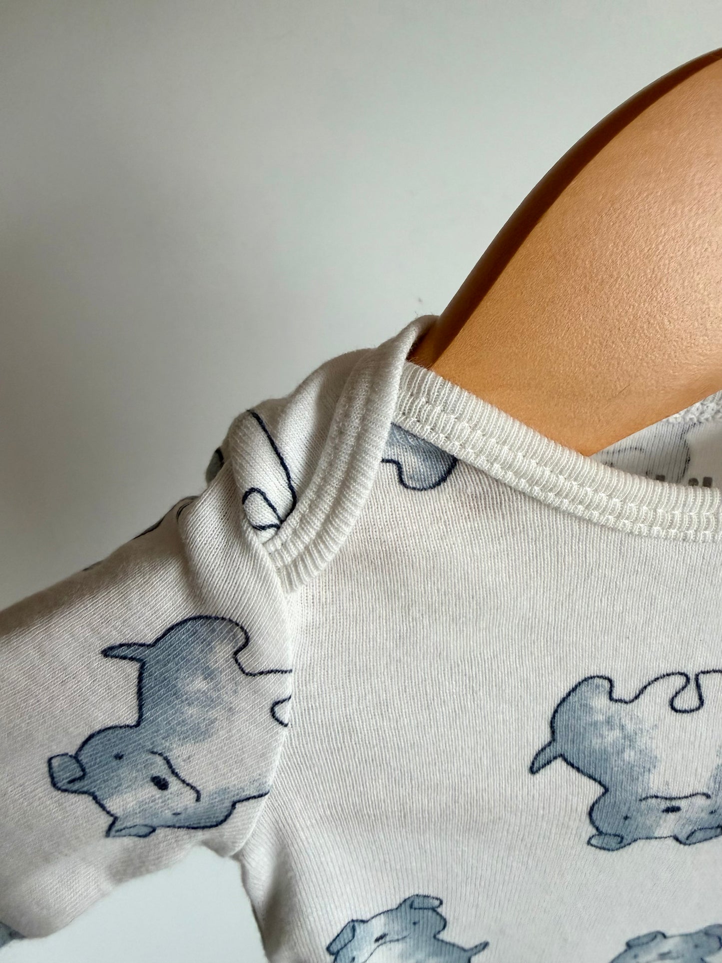 Dog Long Sleeve Bodysuit / 0m