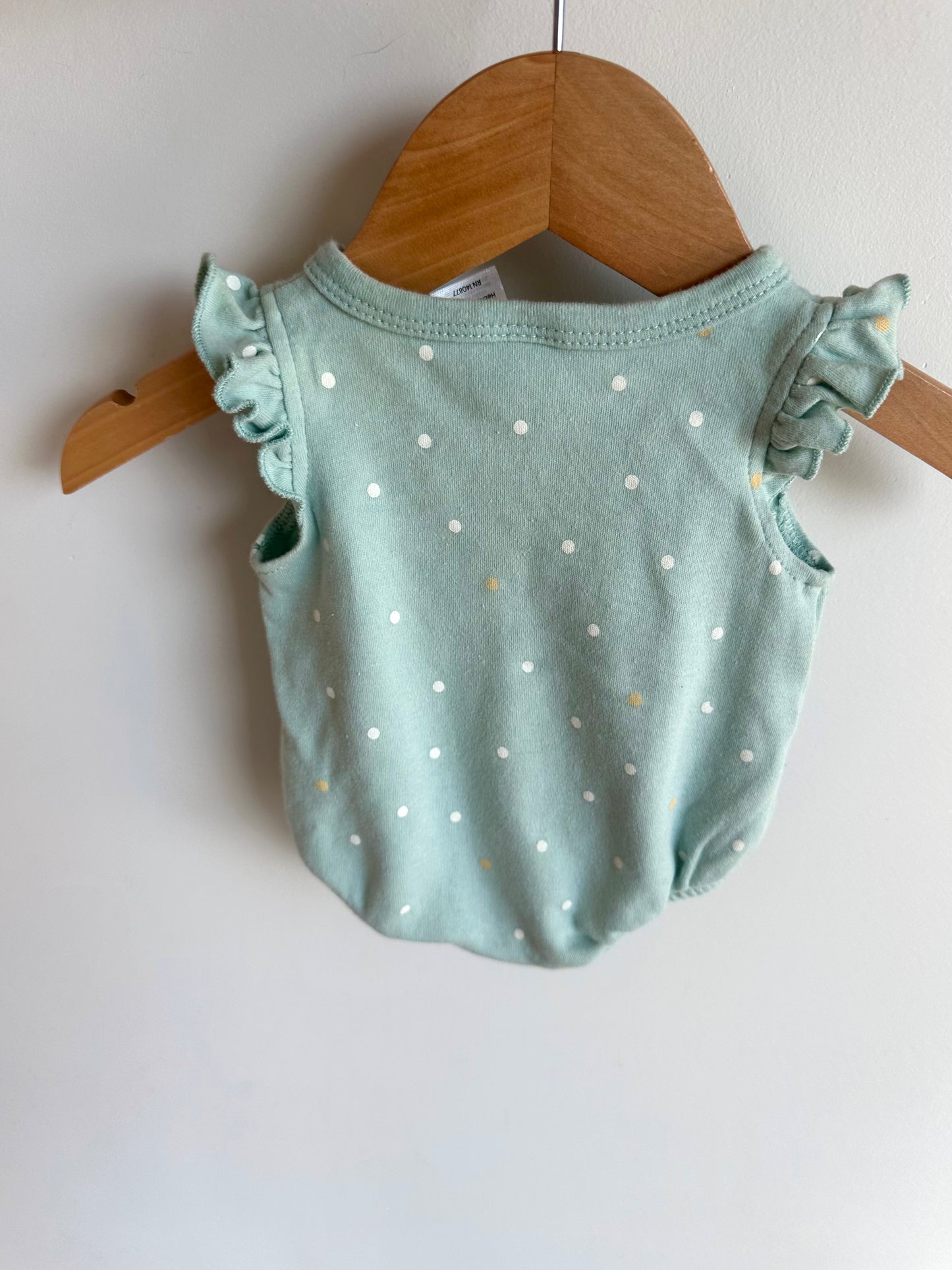 Set of 2 Cotton Tank Bodysuits / 0-3m
