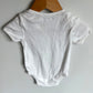 White T-Shirt Bodysuit / 18-24m