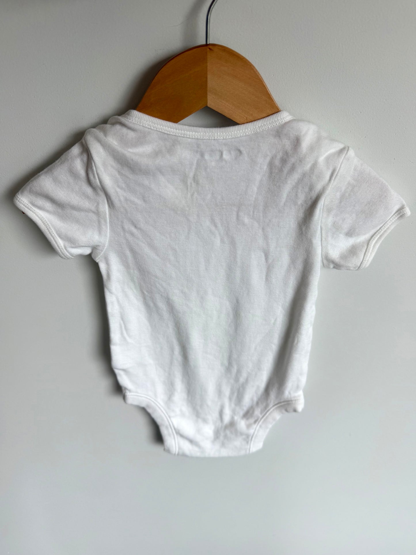 White T-Shirt Bodysuit / 18-24m