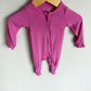Pink Fold Over Hand and Feet Sleeper / 0m