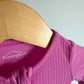 Pink Fold Over Hand and Feet Sleeper / 0m