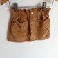 Heart Tan Ribbed Skirt / 2T