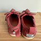 Toms Shimmer Pink Shoes / Size 8 Toddler