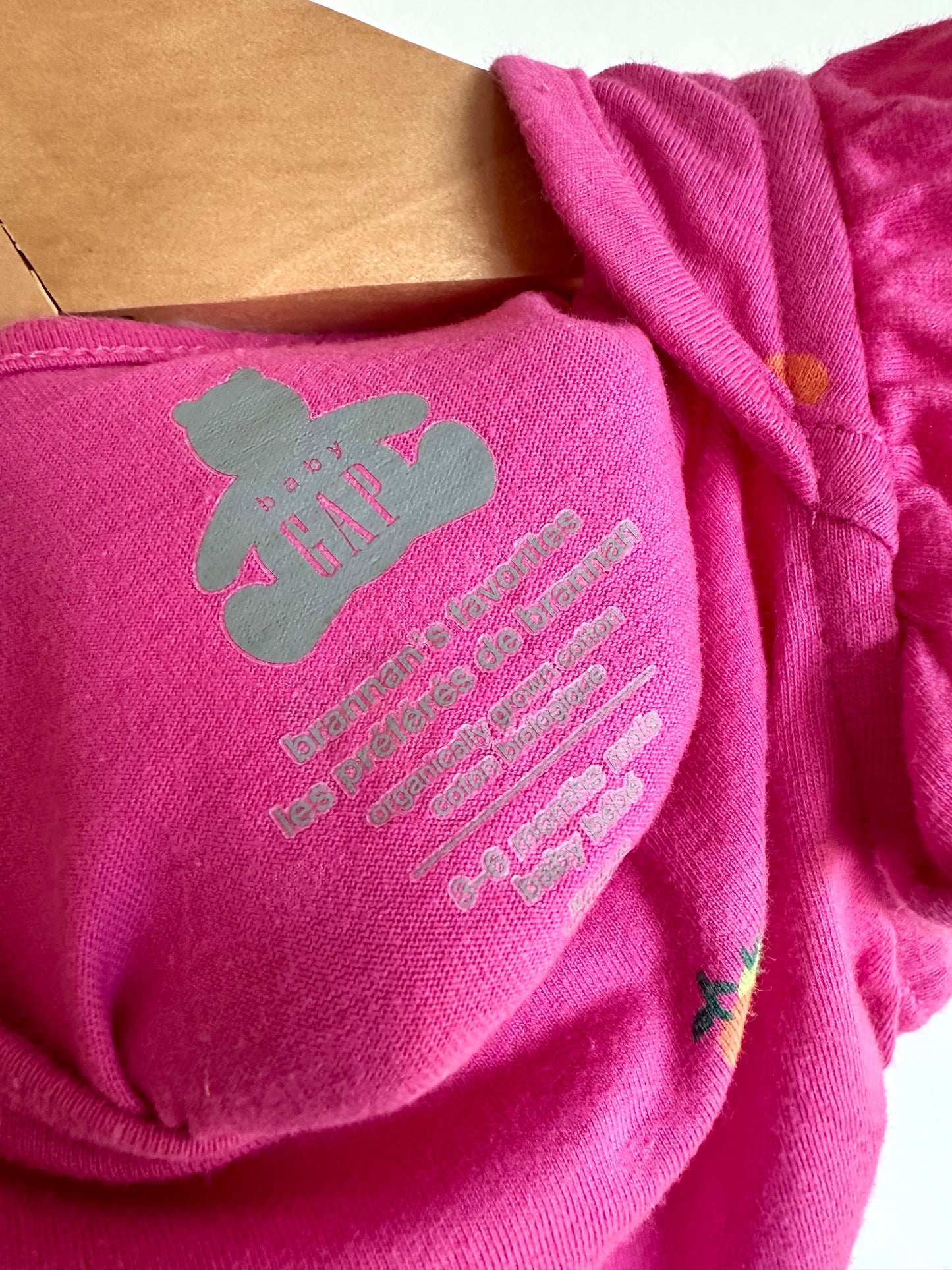 Set of 2 Gap Ruffle Sleeve Bodysuits / 3-6m