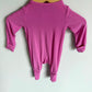 Pink Fold Over Hand and Feet Sleeper / 0m