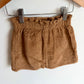 Heart Tan Ribbed Skirt / 2T