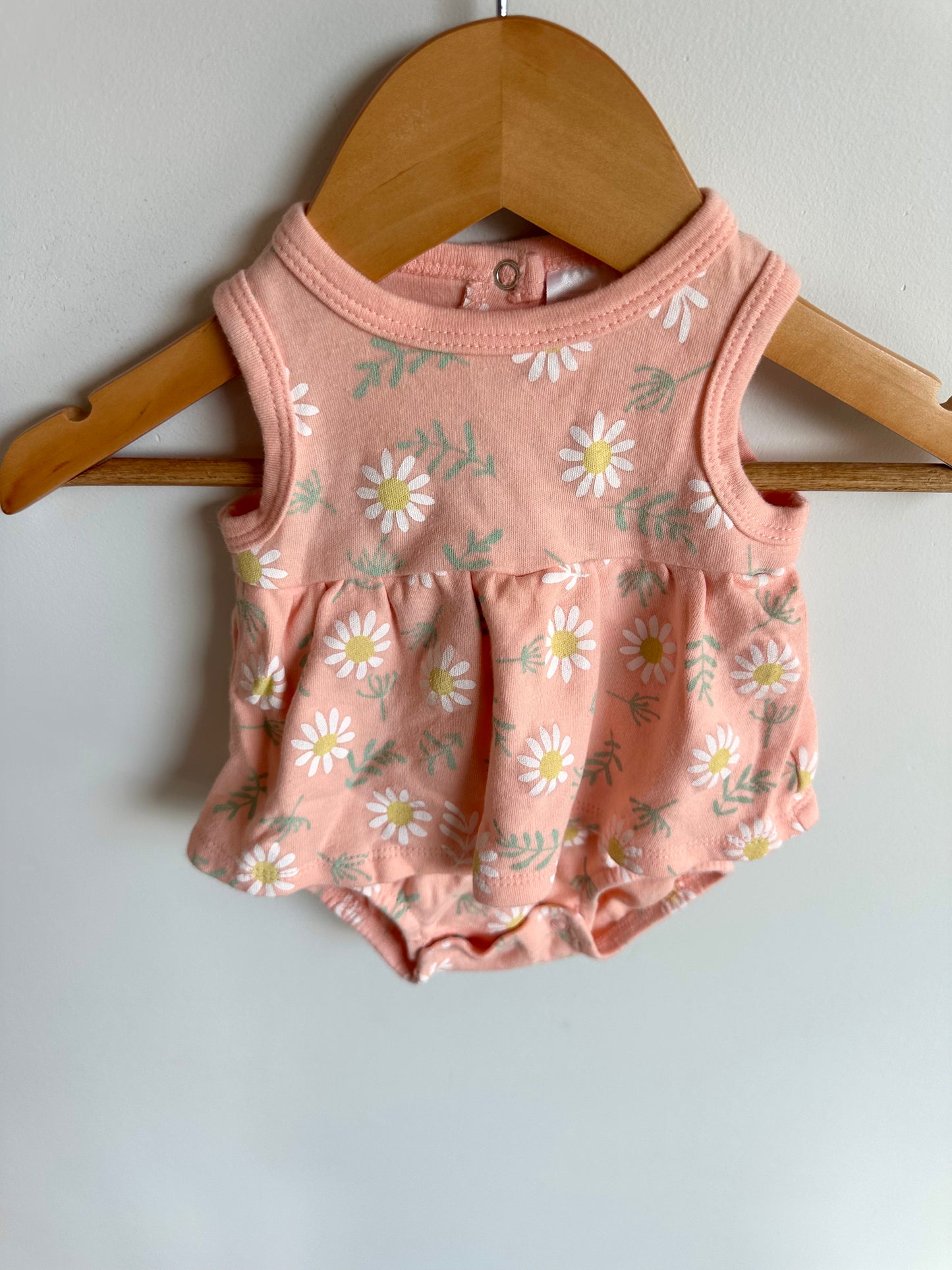 Set of 2 Cotton Tank Bodysuits / 0-3m