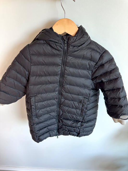 Black Hood Puffer Jacket / 3T