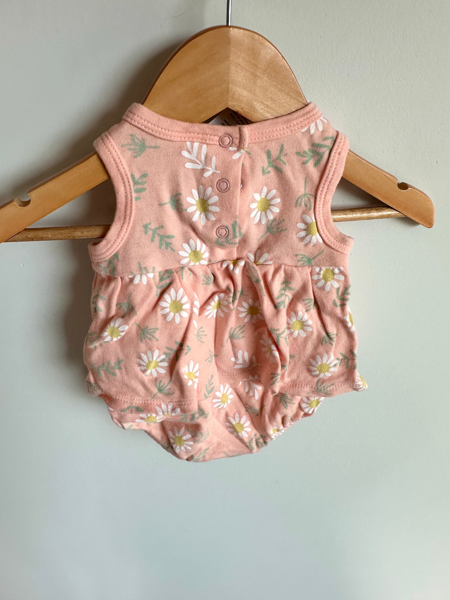 Set of 2 Cotton Tank Bodysuits / 0-3m