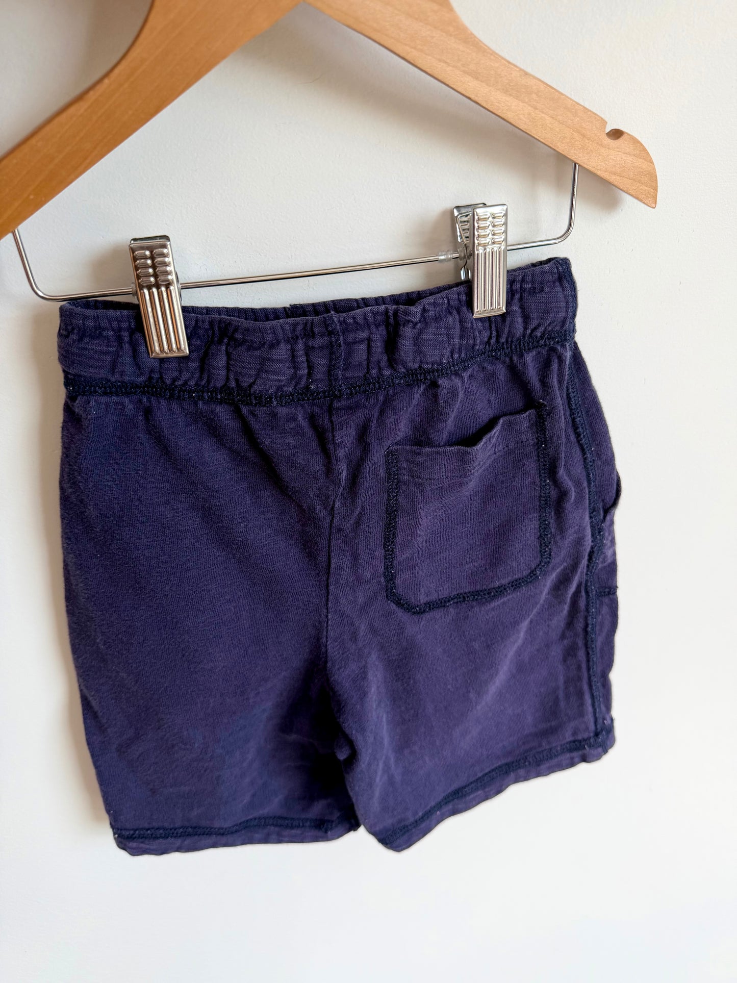 Indigo Sweat Drawstring Shorts / 3T