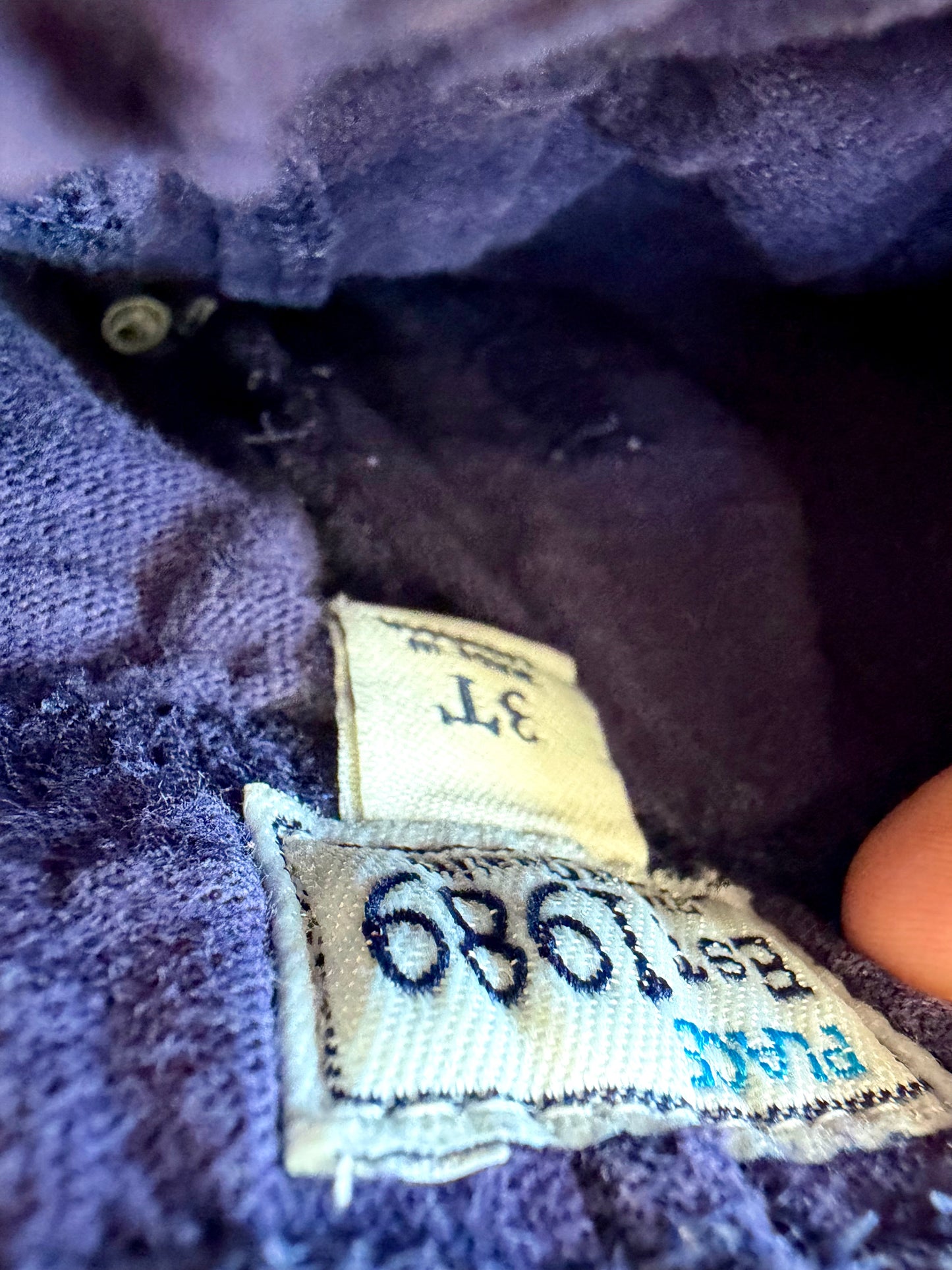Indigo Sweat Drawstring Shorts / 3T