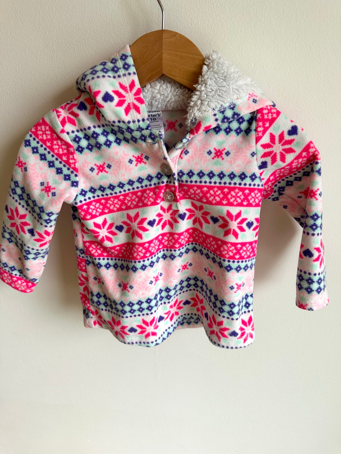 Aztec Fleece Hoody / 18m