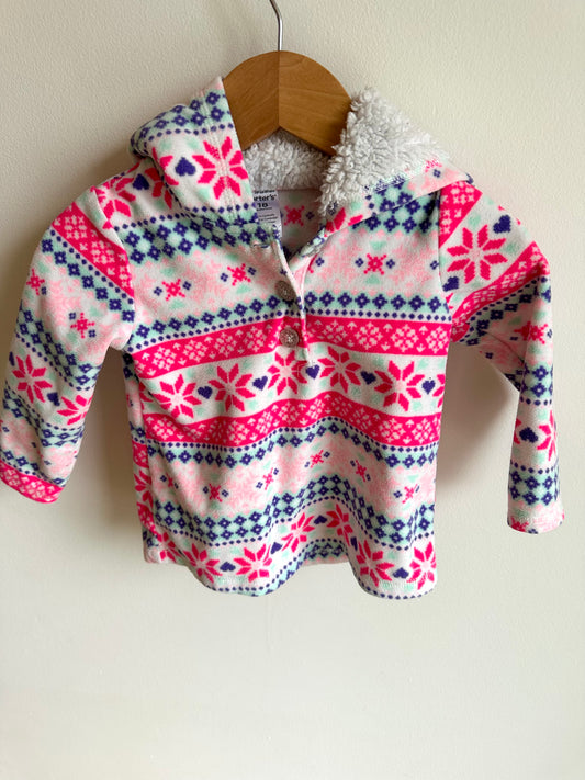 Aztec Fleece Hoody / 18m