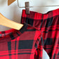 Fleece Plaid PJ Set / 3T