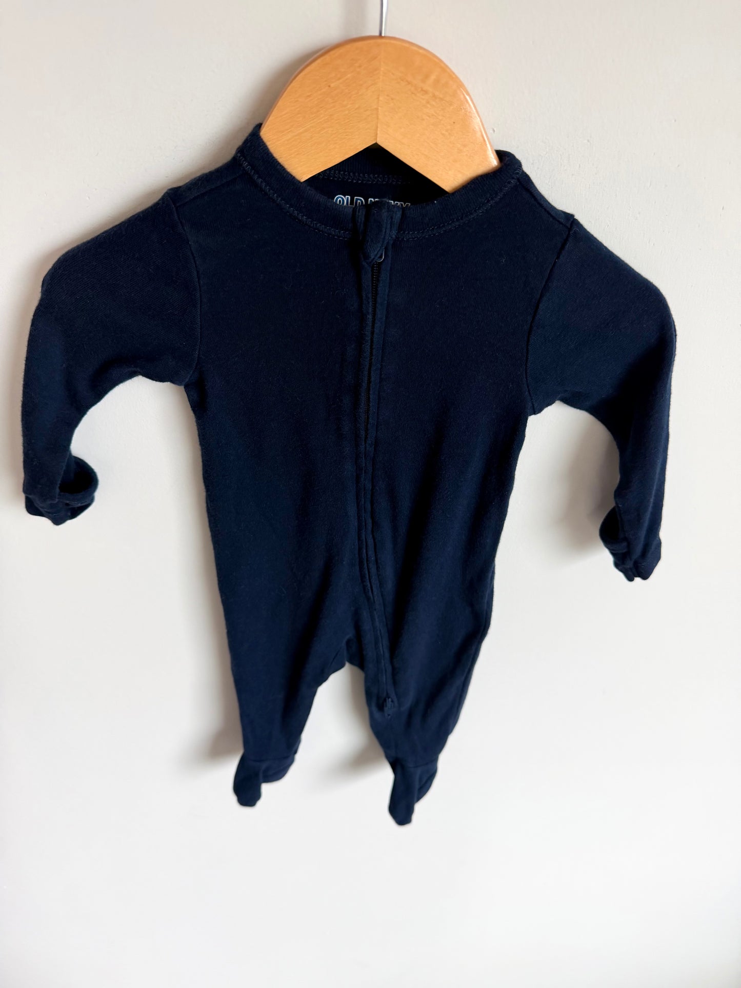 Navy Footed Sleeper / 0-3m