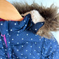 Polka Dot Hood Vest Jacket / 3T