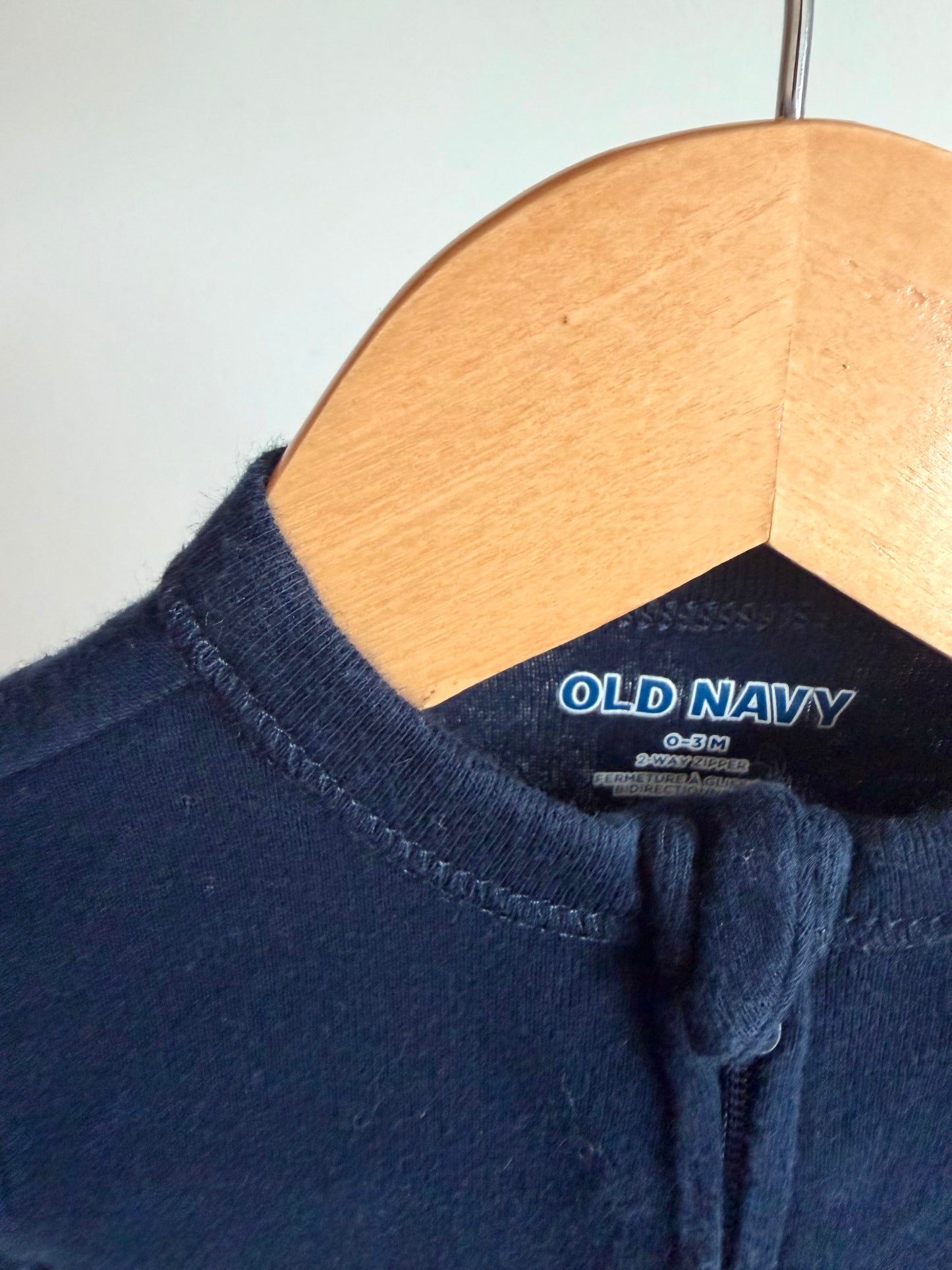 Navy Footed Sleeper / 0-3m