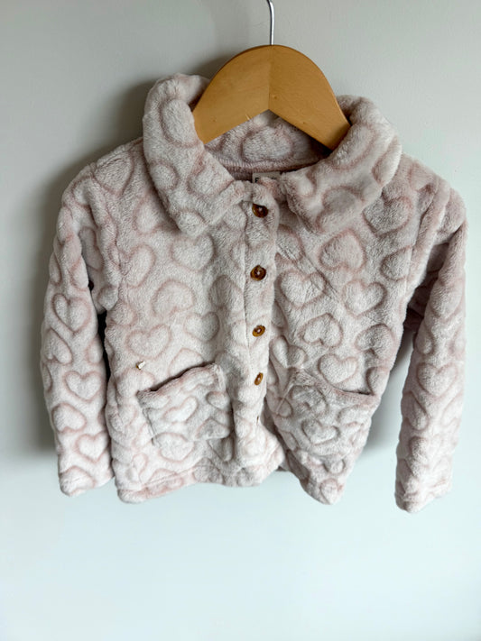 Heart Soft Collared Sweater (With tags) / 3T