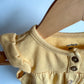 Yellow Plant Bodysuit / 6m