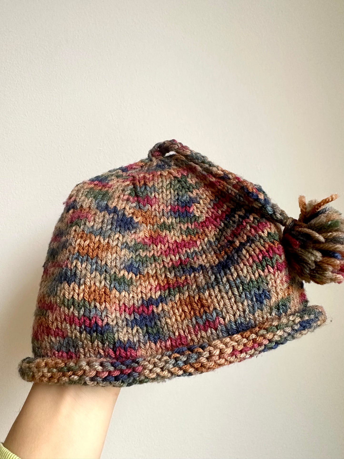 Multicoloured Knit Hat / 5 years?