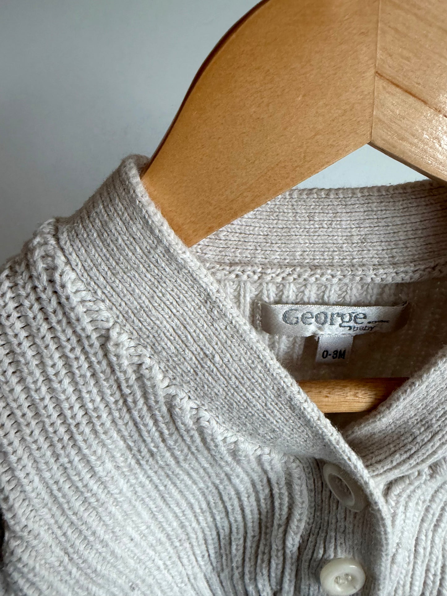 Oat Cardigan / 0-3m