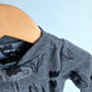 Grey Fleece Tulip Sleeper / 6m