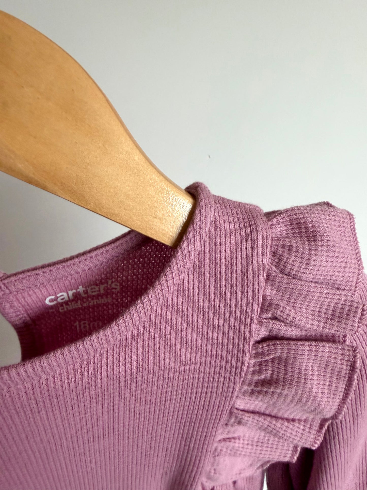 Pink Ruffle Sleeve Jumpsuit (With tags) / 18m