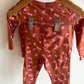Cherry PJ Top + Bottoms / 6-12m