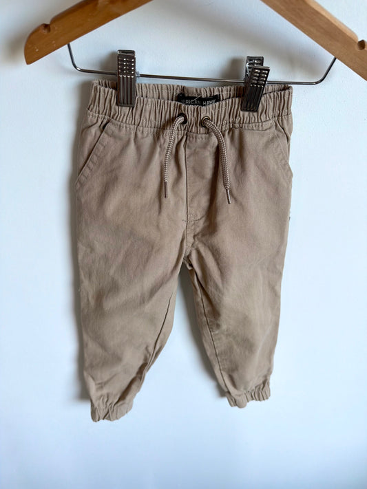 Tan Tapered Pants / 3T