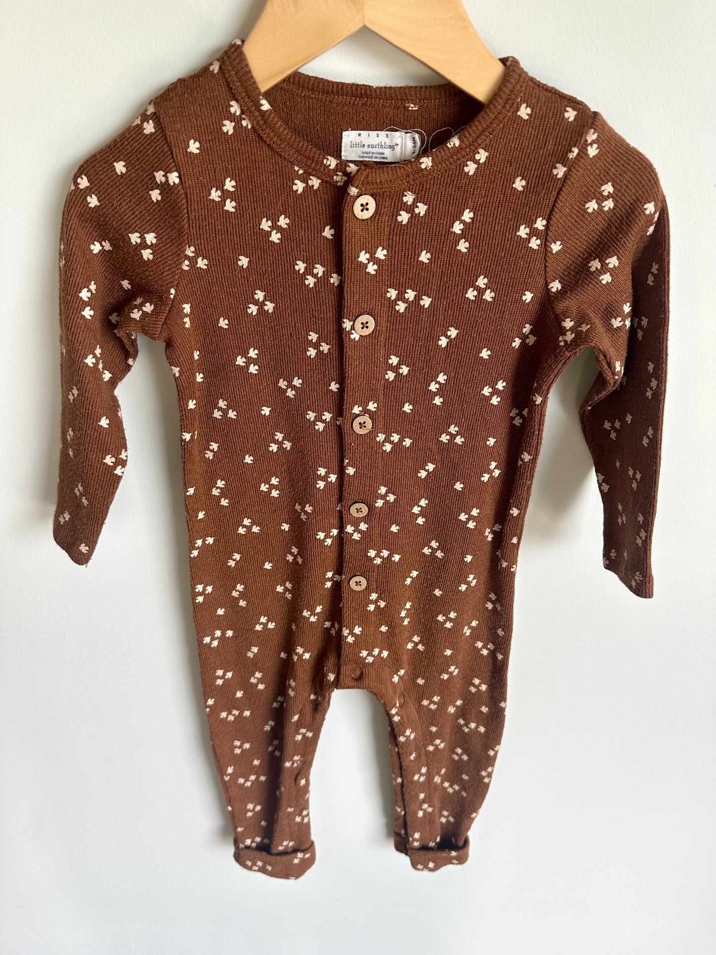 Brown Bird Shape Jumpsuit / 18-24m