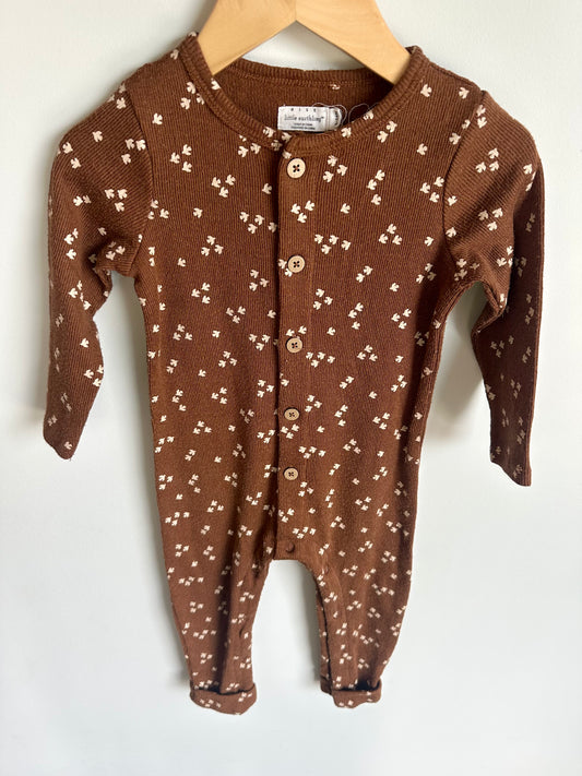 Brown Bird Shape Jumpsuit / 18-24m