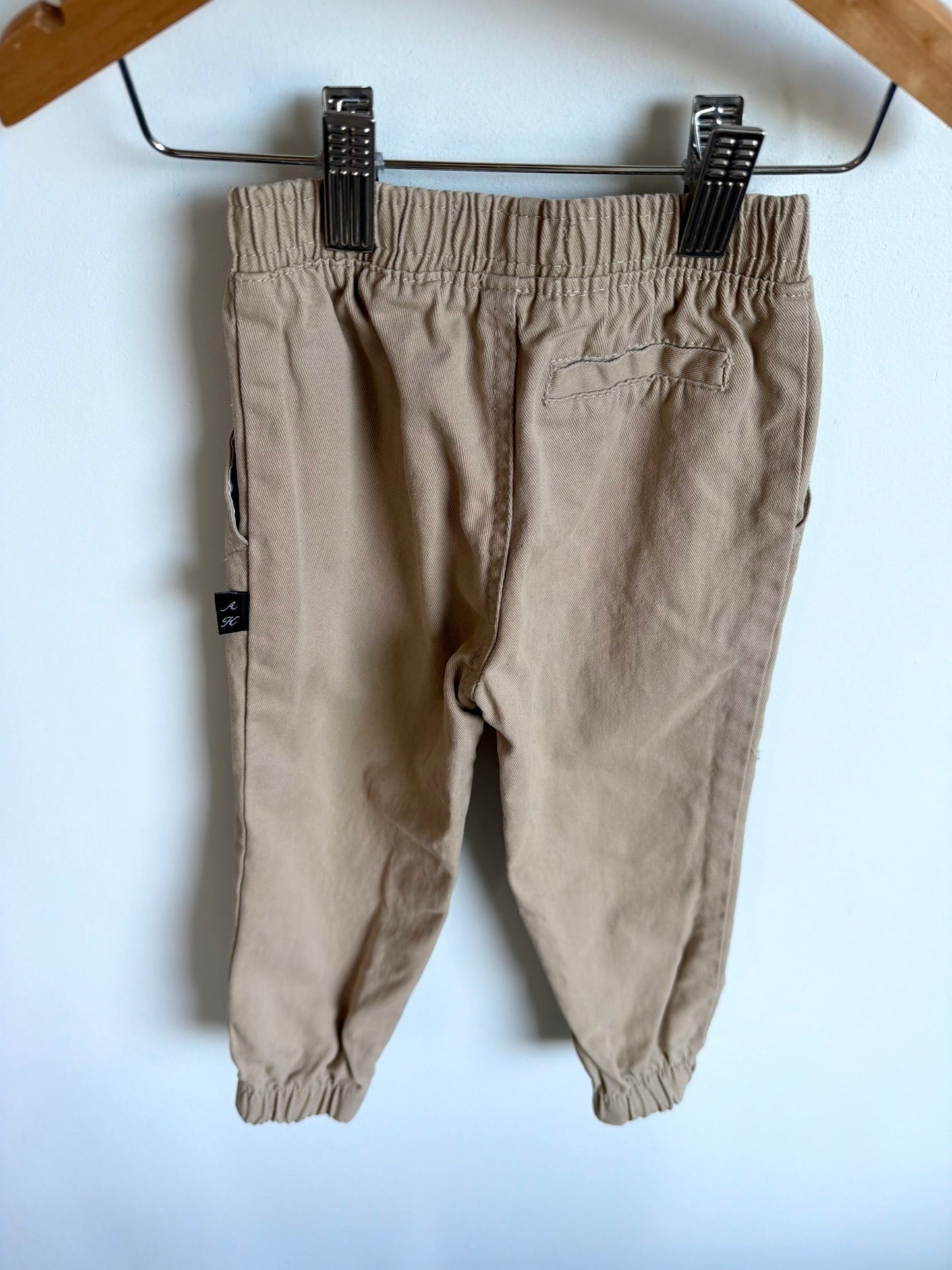 Tan Tapered Pants / 3T