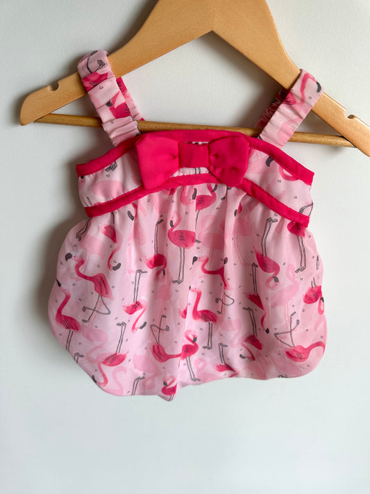 Flamingo Flowy Bodysuit / 18m