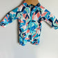Palm Leaves Short Swim Suit / 0-3m