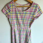 Colored Checked Dress / 7-8 years (m)