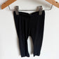 Black Ribbed Pants / 12-18m