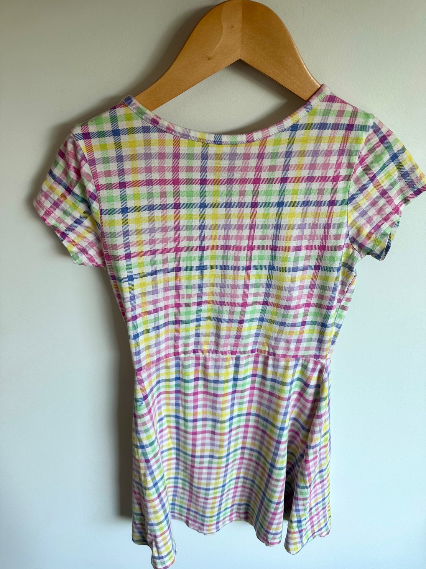 Colored Checked Dress / 7-8 years (m)