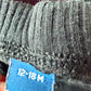Black Ribbed Pants / 12-18m