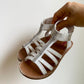 White Rhinestone Sandals / Size 10 Toddler