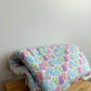 Colored Elephant Pattern Baby Blanket (No Shipping)