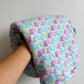 Colored Elephant Pattern Baby Blanket (No Shipping)
