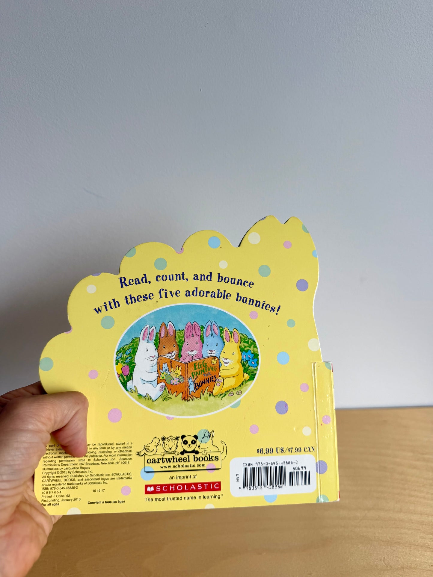 Five Bouncing Bunnies Book / 0-2 years