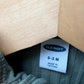 Olive Ribbed Footed Sleeper / 0-3m