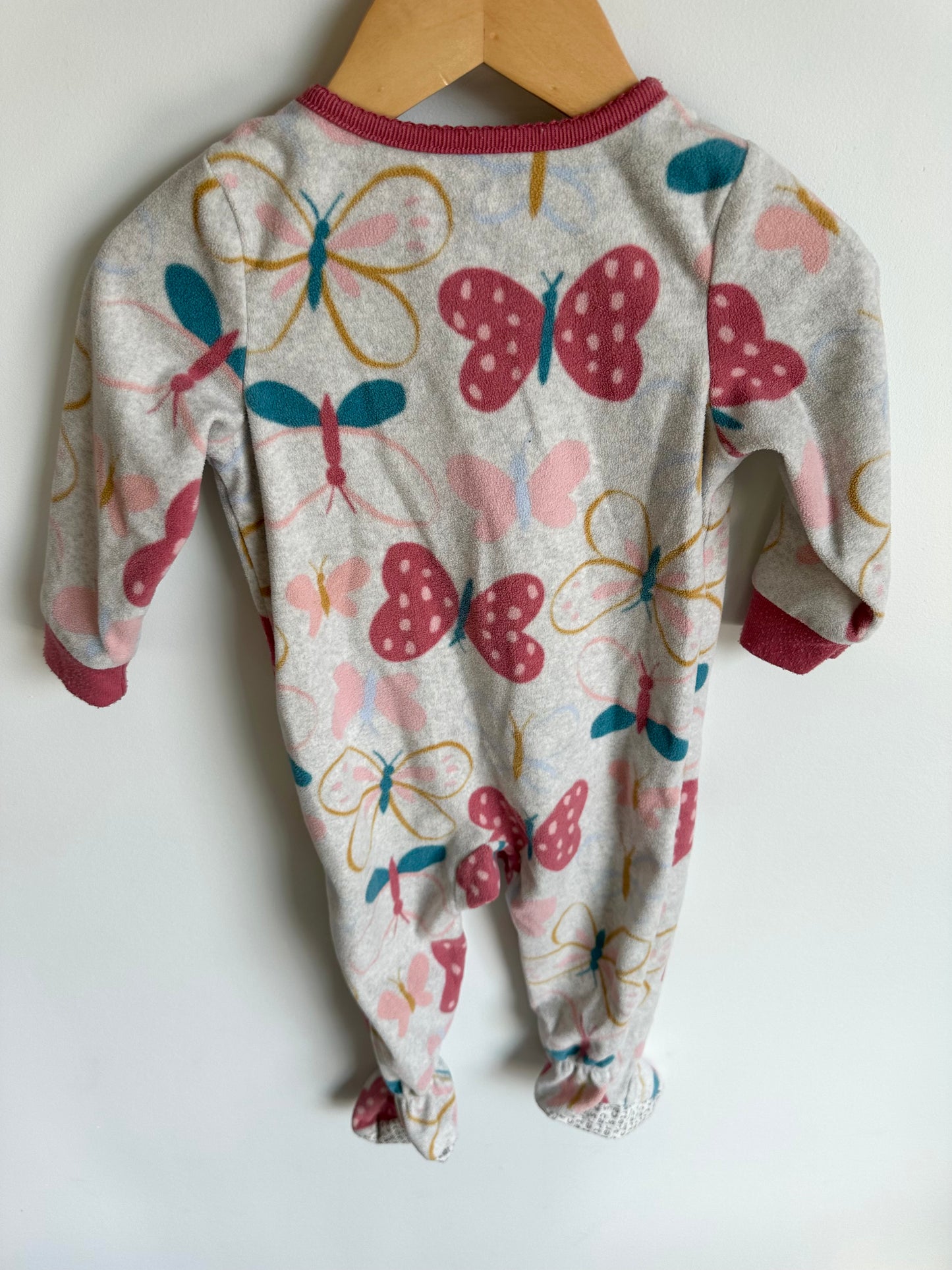 Butterfly Fleece Sleeper / 18m