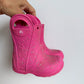 Crocs Sparkly Pink Boots / Size 8 Toddler
