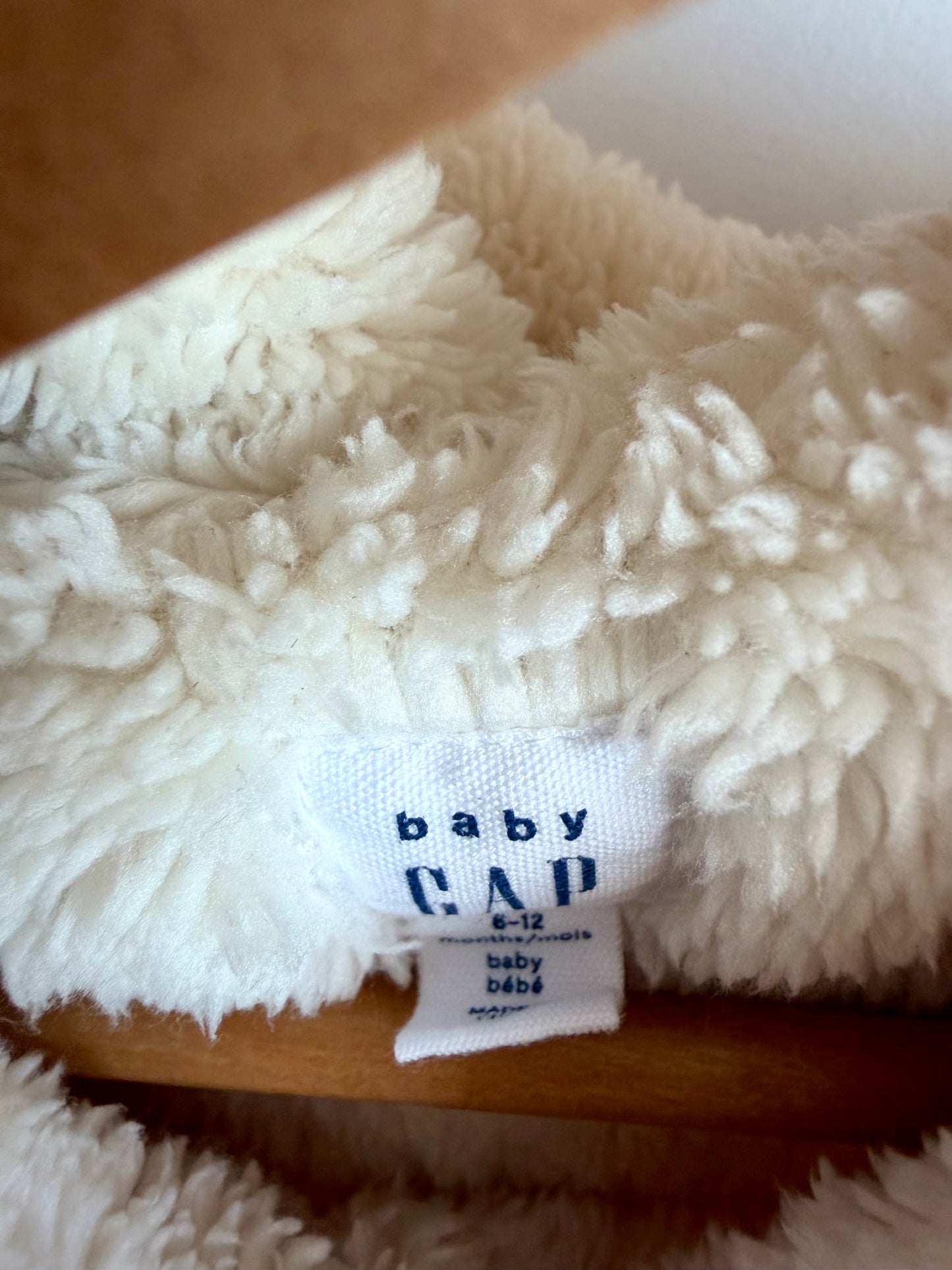Gap Pink Knit Faux Fur Lined Hooded Cardigan + Boots Set / 6-12m