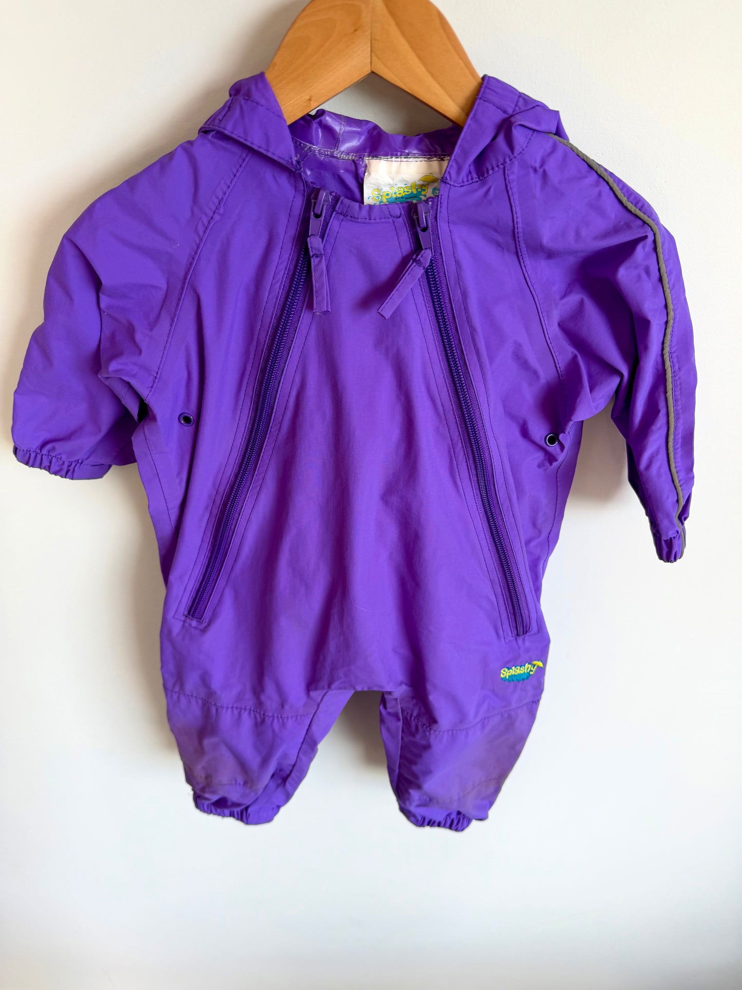Purple Splashy Suit (PLAY)/ 6-12m