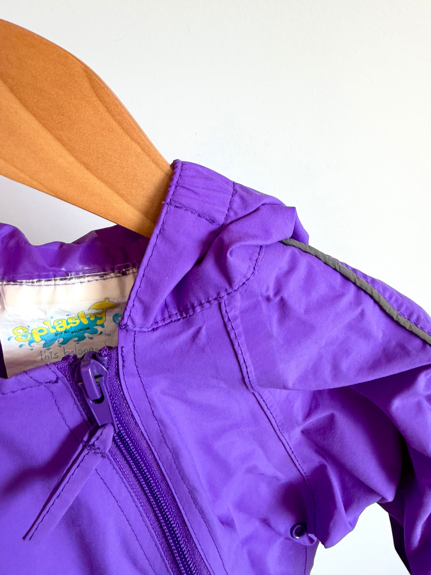 Purple Splashy Suit (PLAY)/ 6-12m