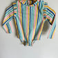 Colored Stripes Longsleeve Swimsuit / 12-18m